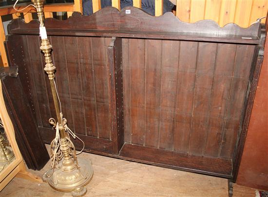 Oak open bookcase